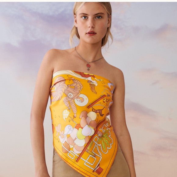 🔹 Hermès Silk scarf  CHASSE EN INDE - Picture 14 of 16